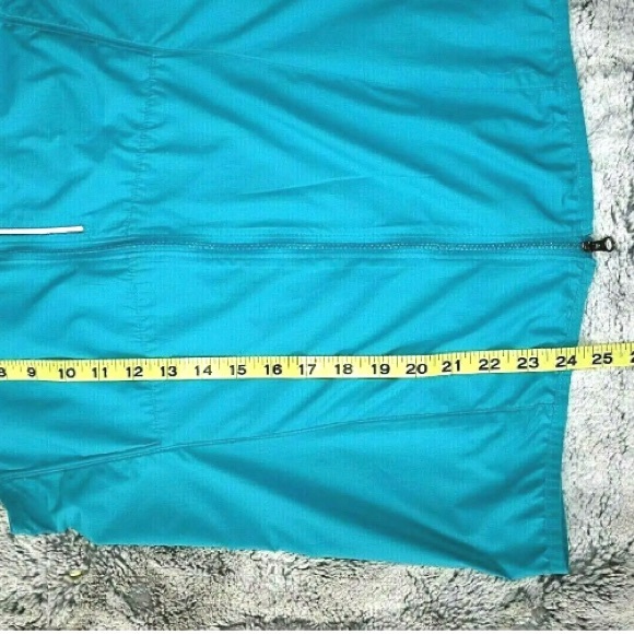 Nike Light Vest Teal Blue Zip security zip pocket Reflective stripes, Sz… - Picture 8 of 8